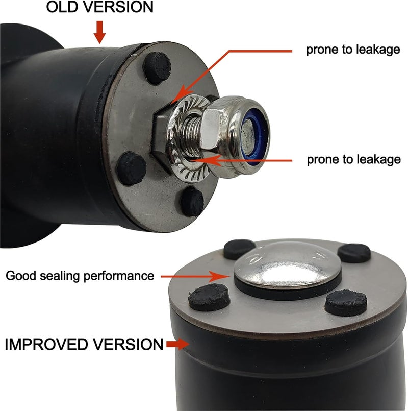 ROLING Pool scupper Plug，Mechanical Test Plug,Test Plugs for Plumbing,Drain cleanout Plug,Basement Sewer Drain Cap,Sewer Test Plug. (2.6-3.1 inch) - Image 5